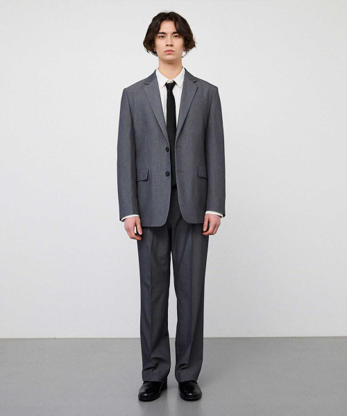 CODIGALLERY 4WAY Stretch Easy Care Formal Jacket_Gray _CSJVZ12BSG