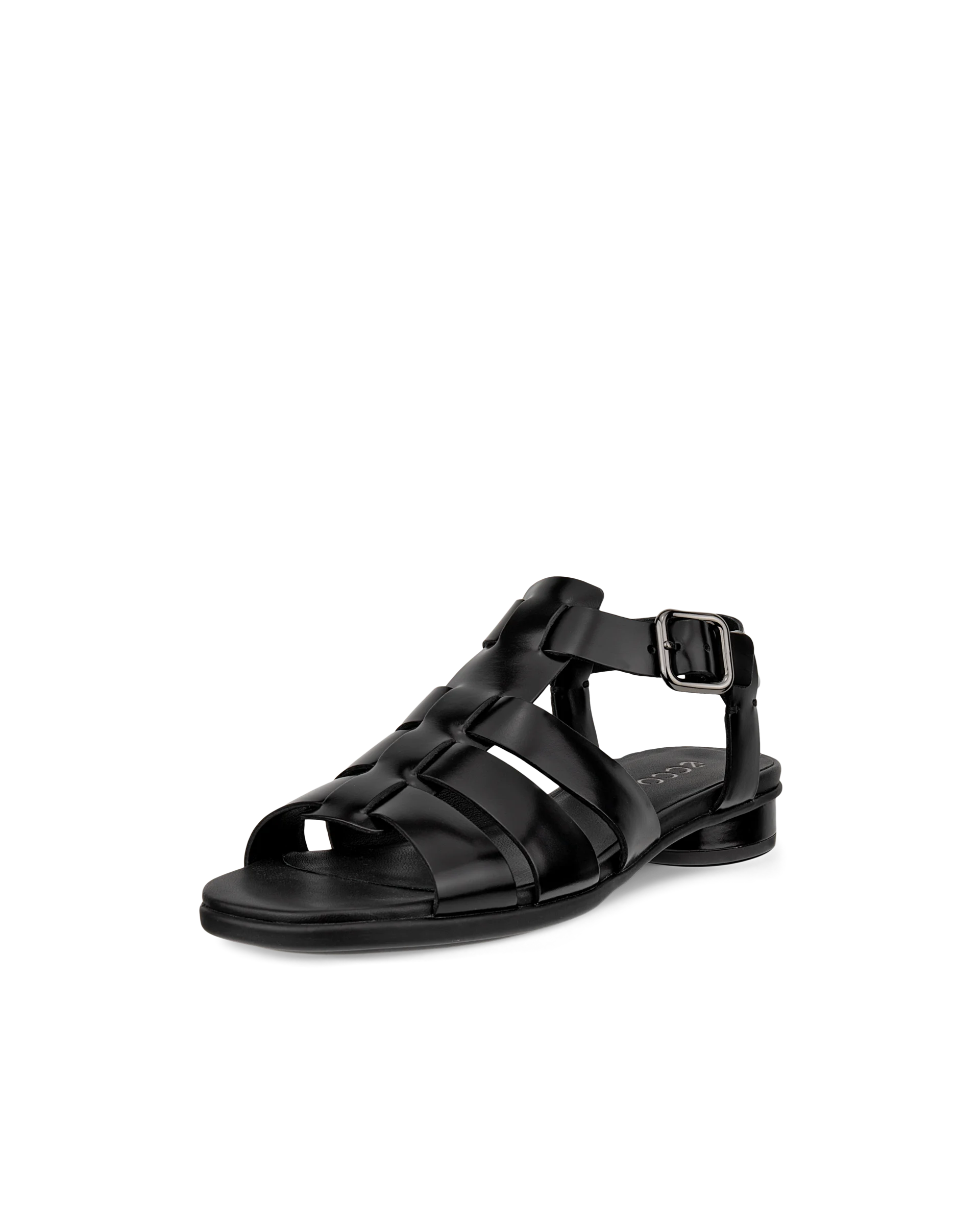 Sculpted Alba 25 - Women's Leather Heeled Sandal - Black