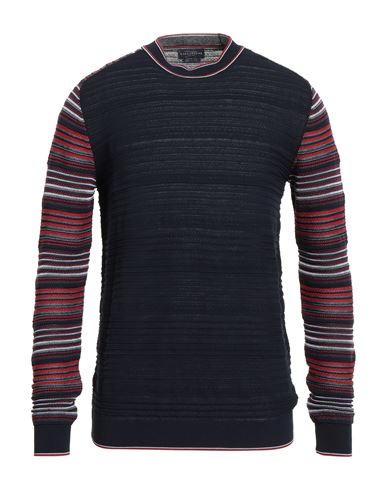 Man Sweater Midnight blue Size 38 Cotton