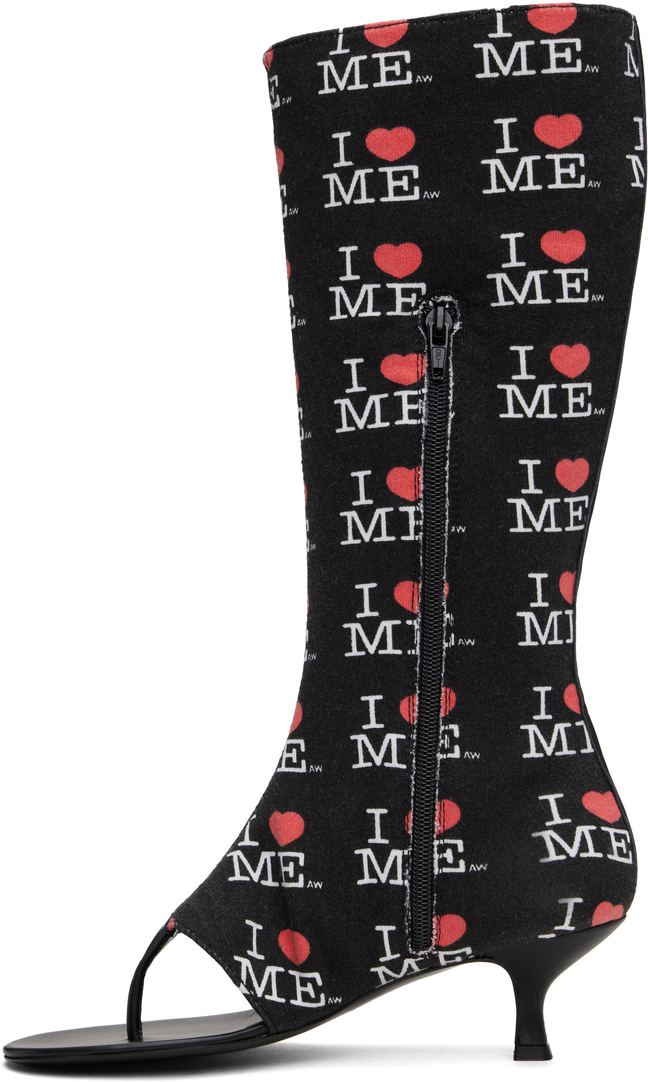 Ashley Williams Black 'I Heart Me' Heels