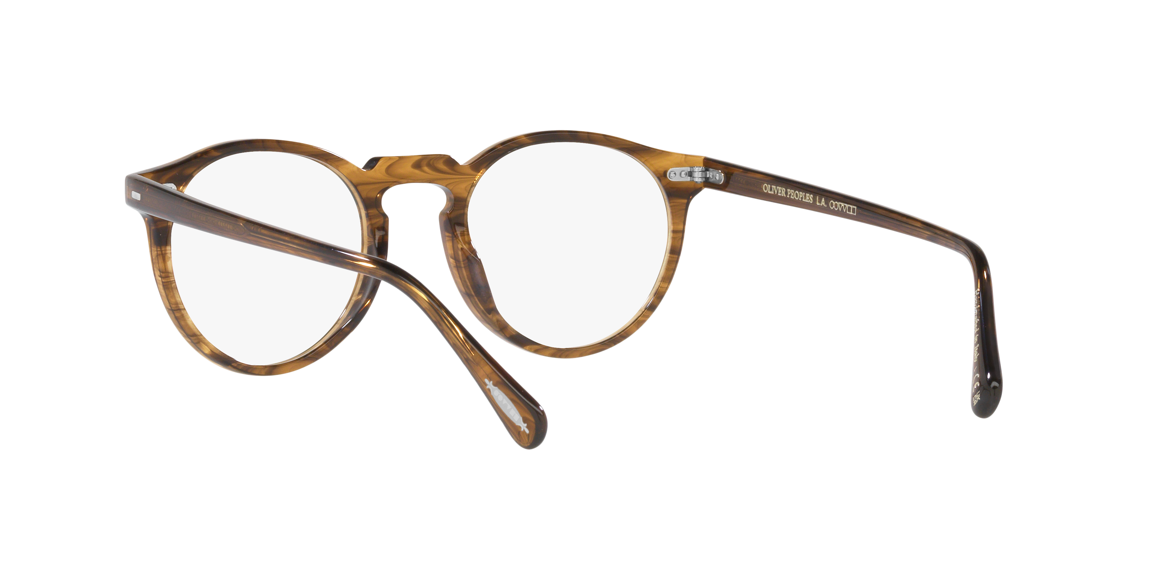 Oliver Peoples Unisex Oliver Peoples OV5186 GREGORY PECK 1689 Montature da vista Acetato Marrone Trasparente Pantos Normale