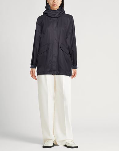 Woman Overcoat & Trench Coat Navy Size 6 Cotton