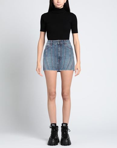 Woman Denim skirt Blue Size 26 Cotton