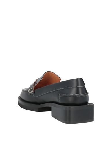 Ganni Woman Loafers Black Size 6 Soft Leather
