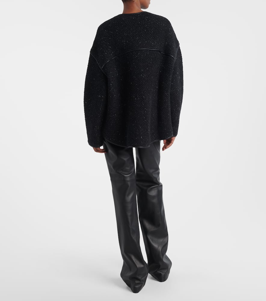Medrano knitted wool-blend jacket