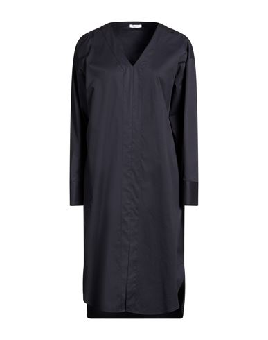 Easy Woman Midi dress Midnight blue Size 6 Cotton, Elastane