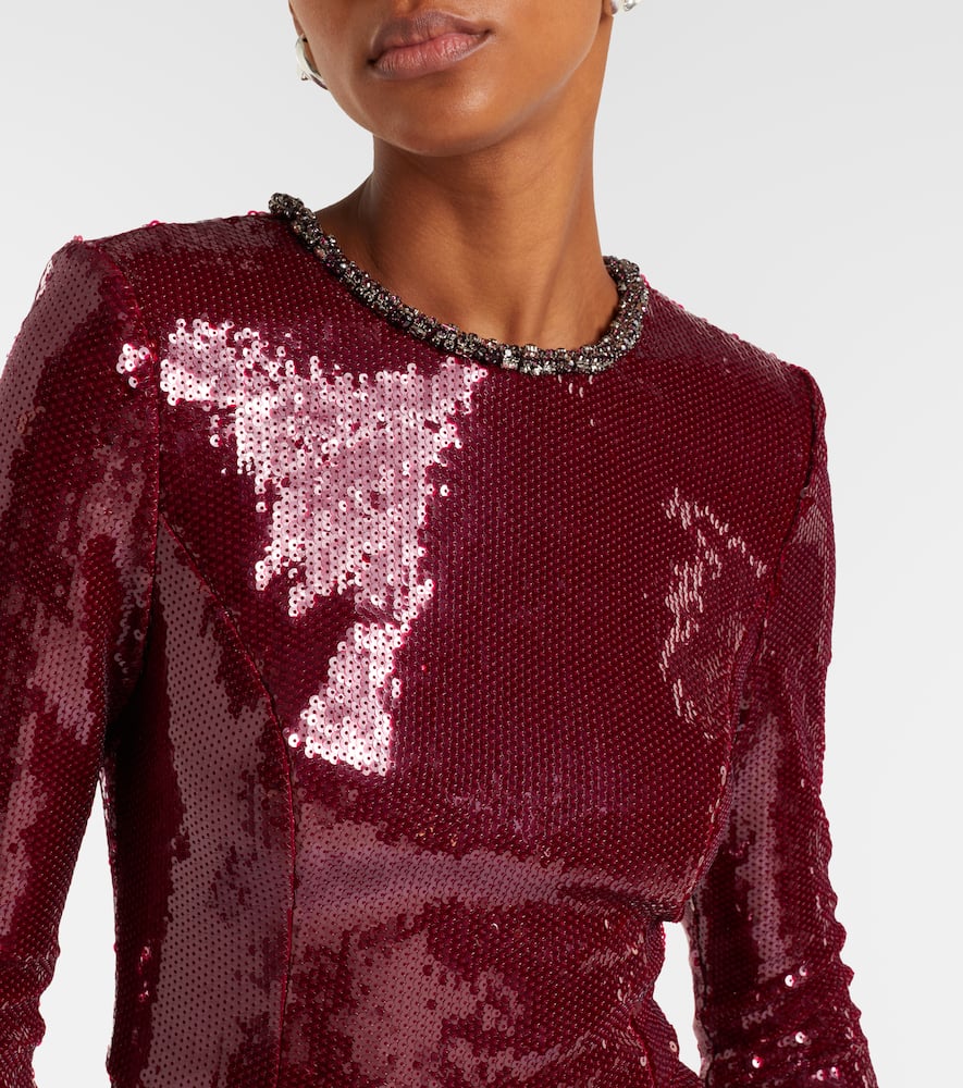 Nero sequined gown