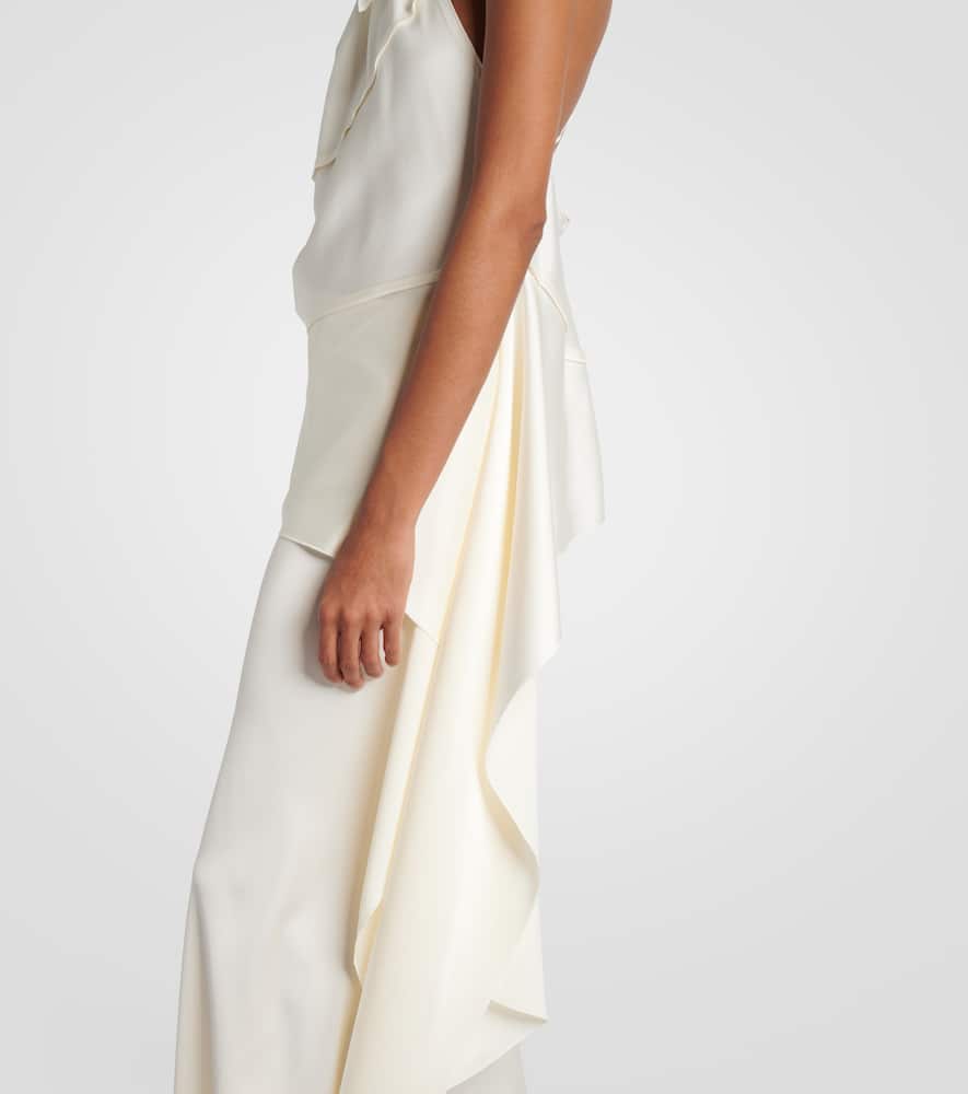 Gathered halterneck top