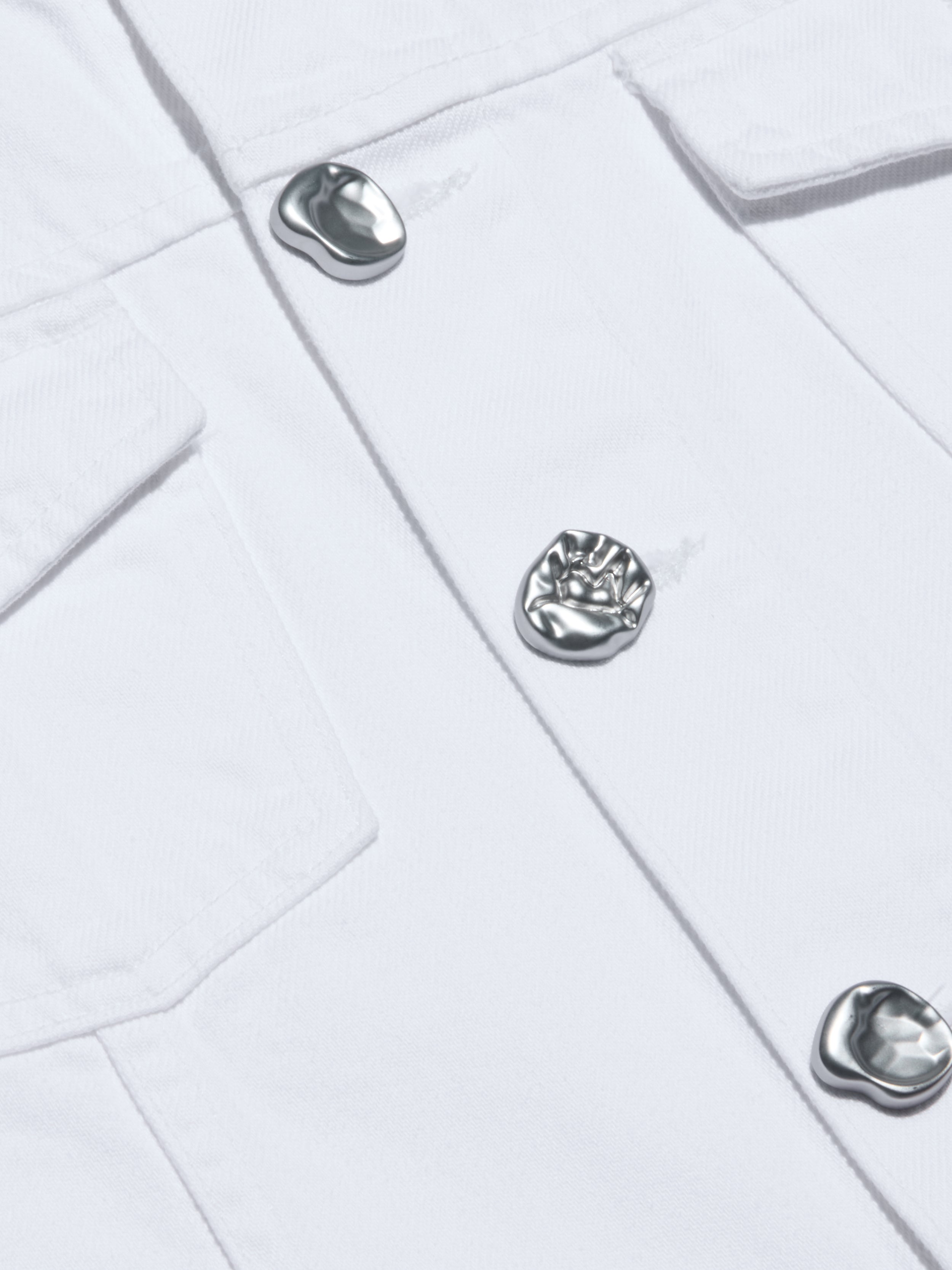 Anouk Jean Jacket In Blanc