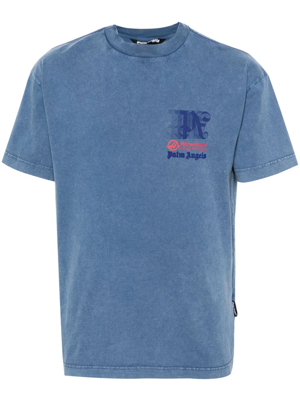 X MoneyGram Haas F1 cotton T-shirt - Blue