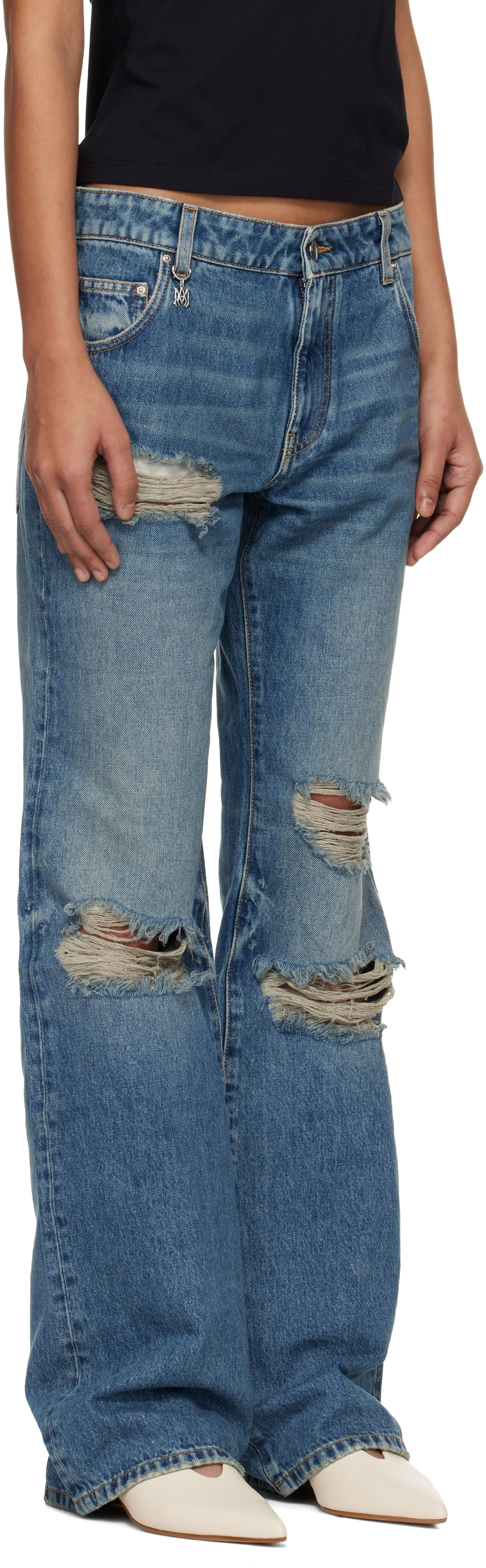Blue Slash Jeans