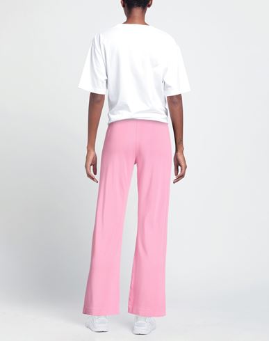Woman Pants Pink Size M Cotton, Modal, Elastane
