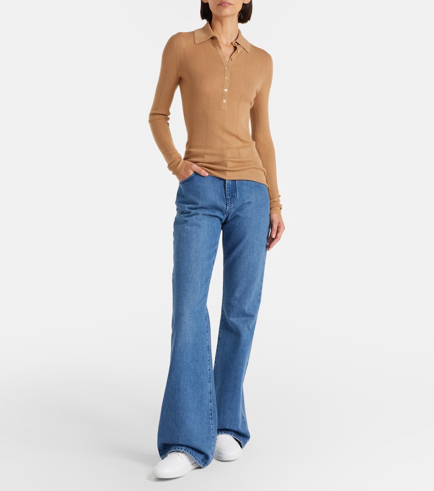 Sophia wool polo sweater
