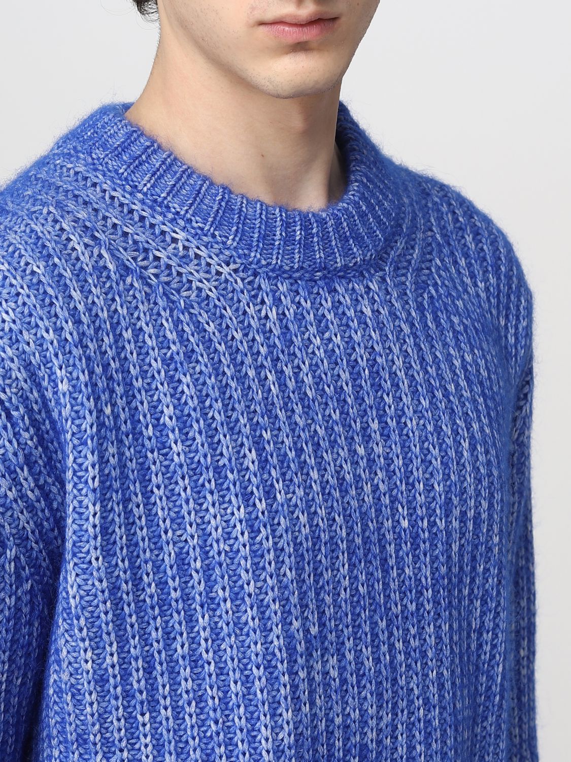 Sweatshirt Men color Blue