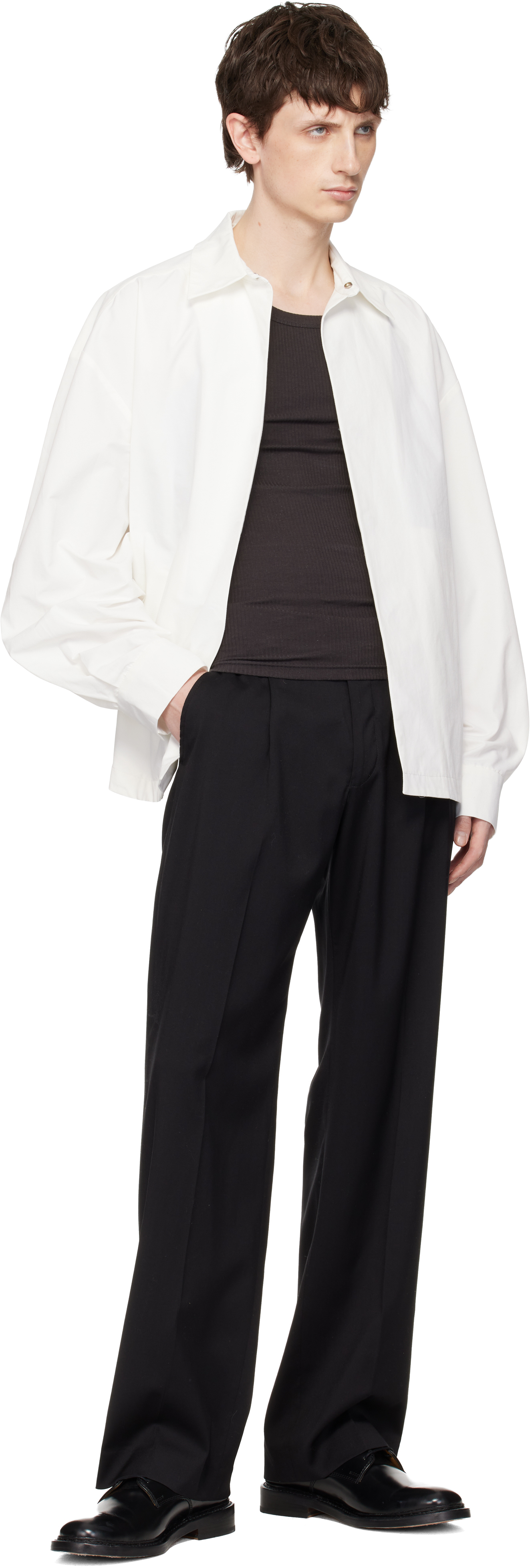 White M5 Oxford Shirt