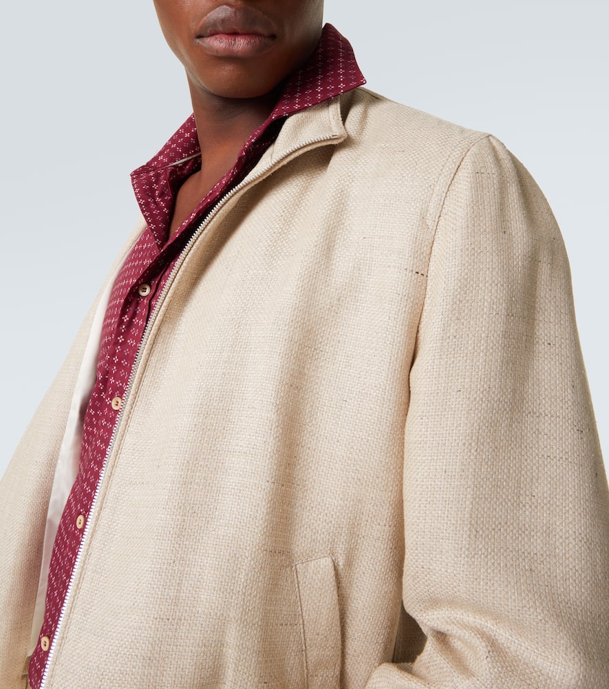 Checked cotton poplin shirt