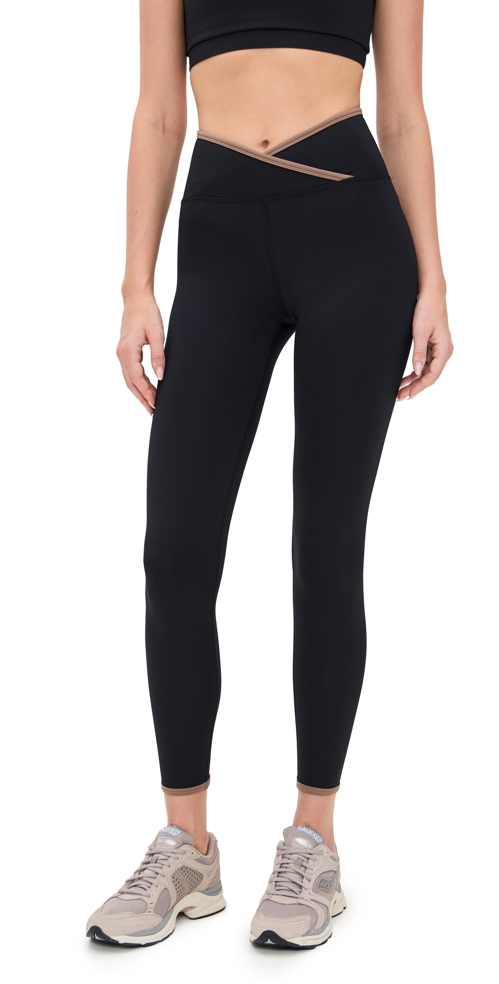 The Rae Ankle Leggings Black/Malt