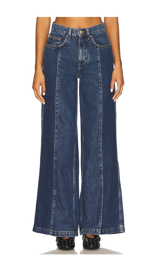 Seventy + Mochi Two Tone Bay Wide Leg Jeans in Phoenix. 34 also