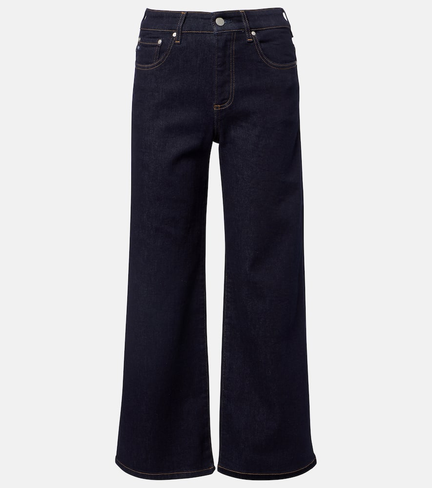 Saige cropped wide-leg jeans