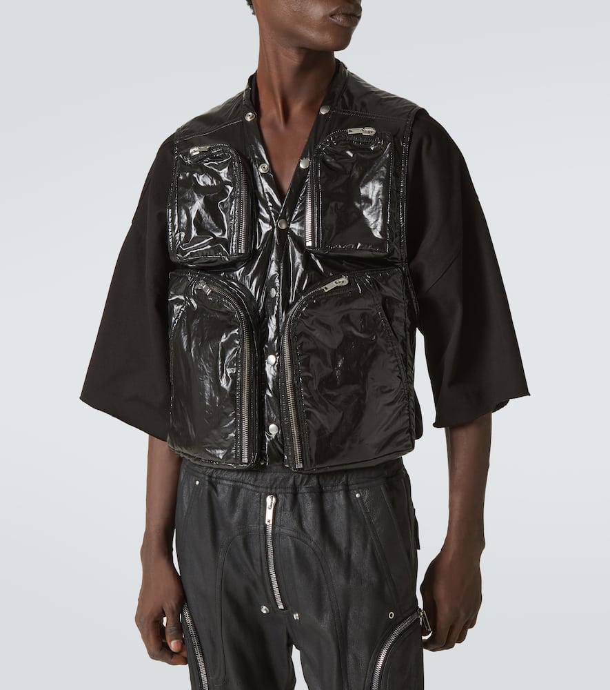 Cotton cargo vest