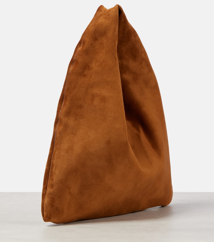 Bindle Small suede tote bag