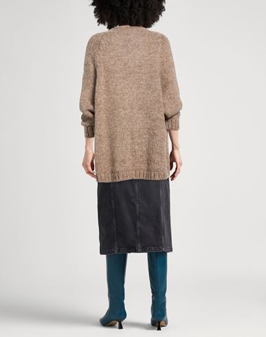 Woman Cardigan Light brown Size 6 Wool, Polyacrylic, Alpaca wool