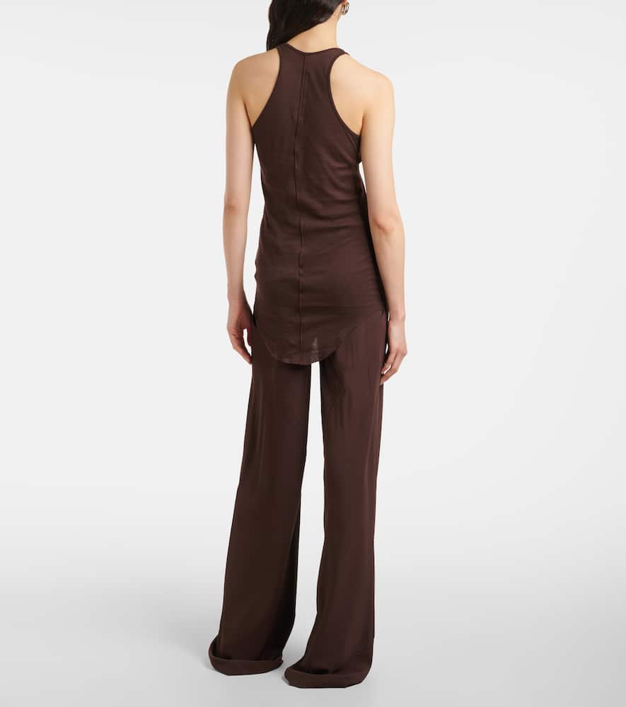 Rick Owens Denim bustier gown