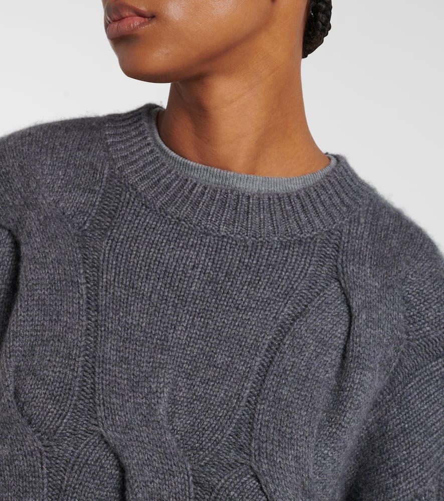 Sammie cable-knit cashmere sweater