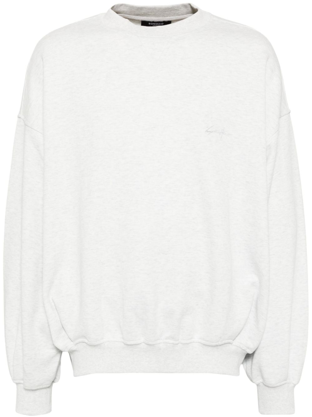 Ocean painting crewneck sweatshirt - Grey