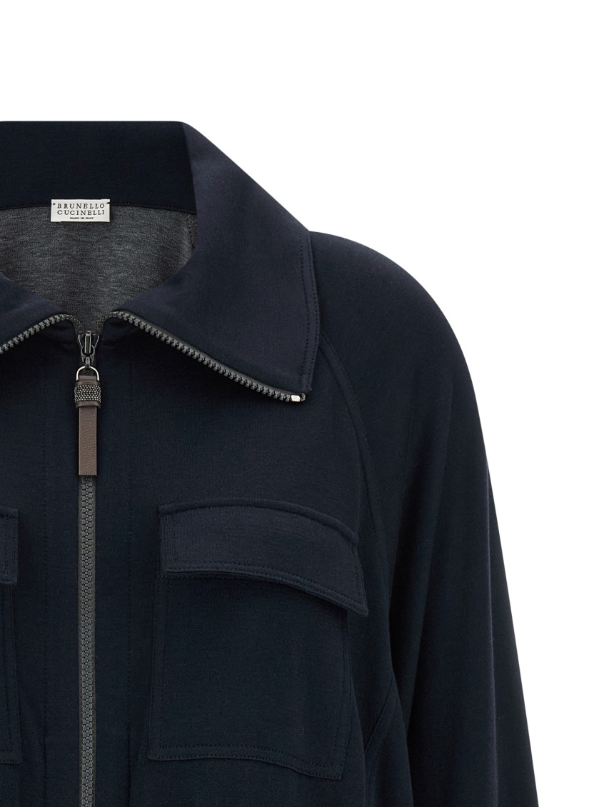 Cotton And Silk Sweatshirt