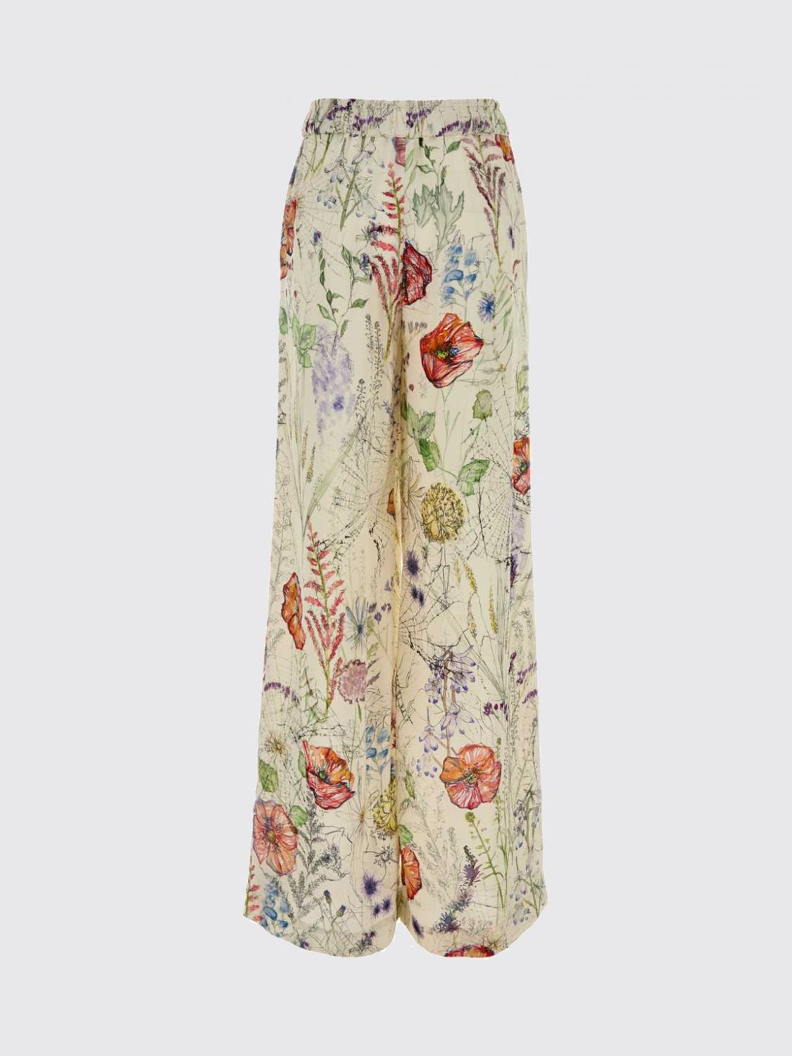 Pants Woman color Ivory