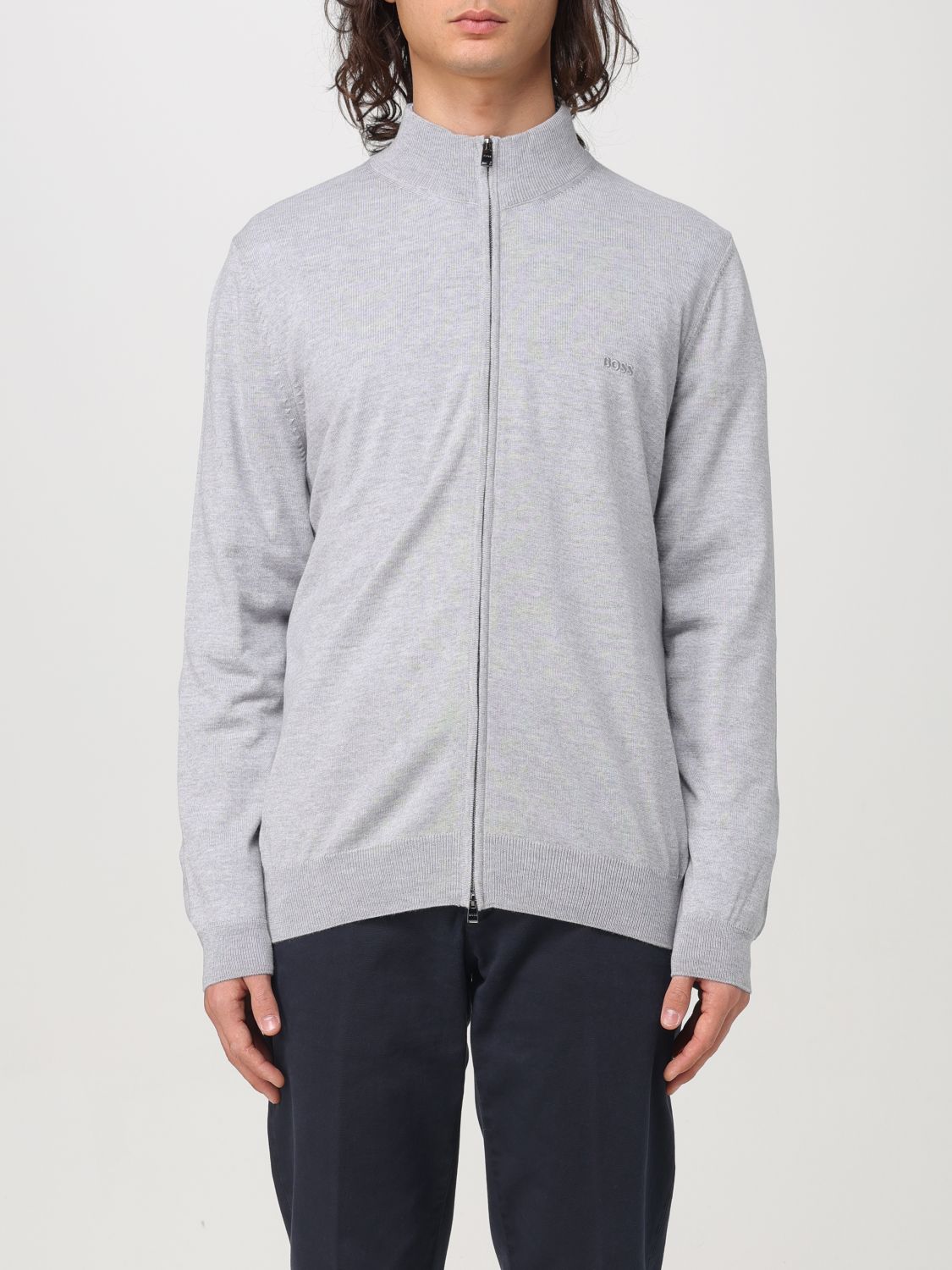 Cardigan Men color Grey