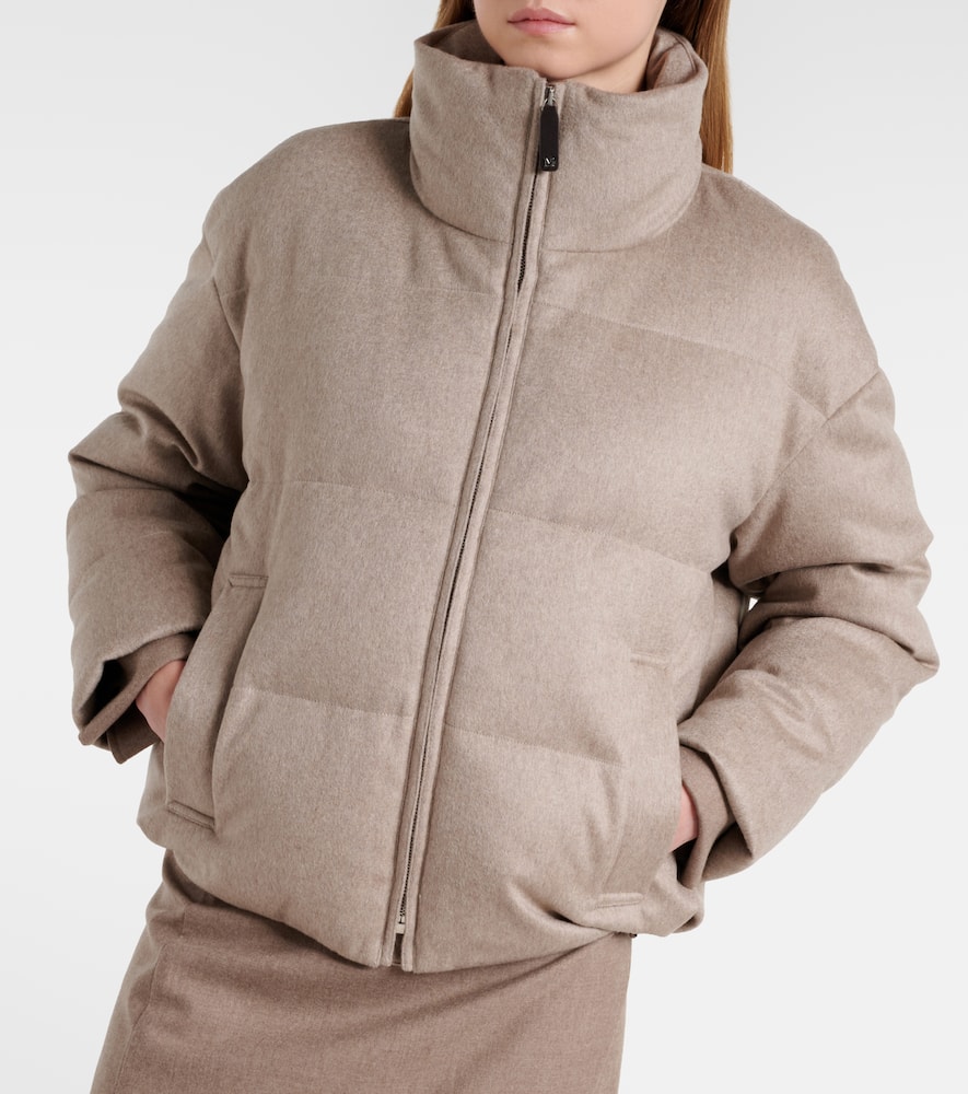 The Cube Destino cashmere down jacket