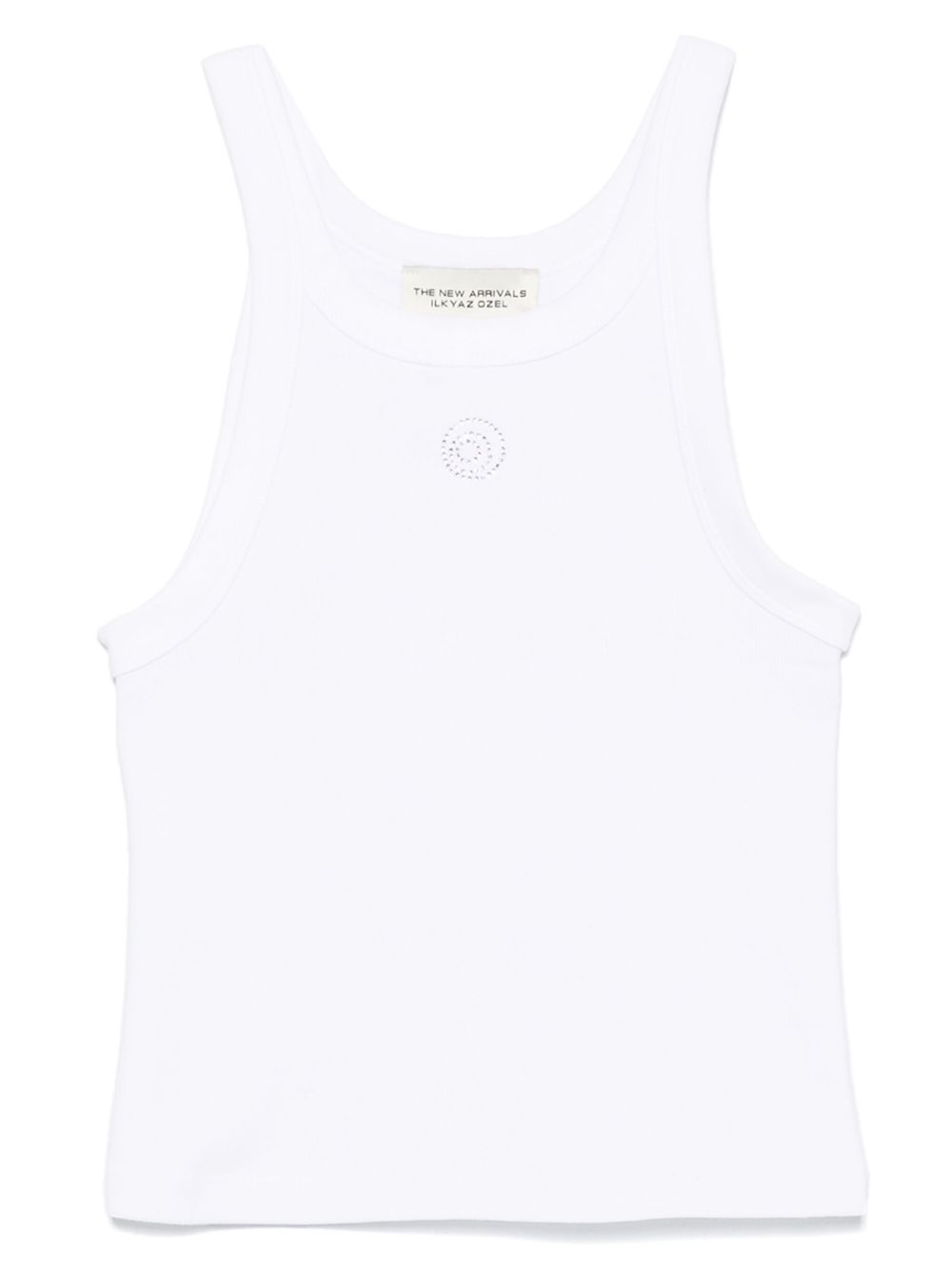 The New Arrivals Ilkyaz Ozel In Yang tank top - White