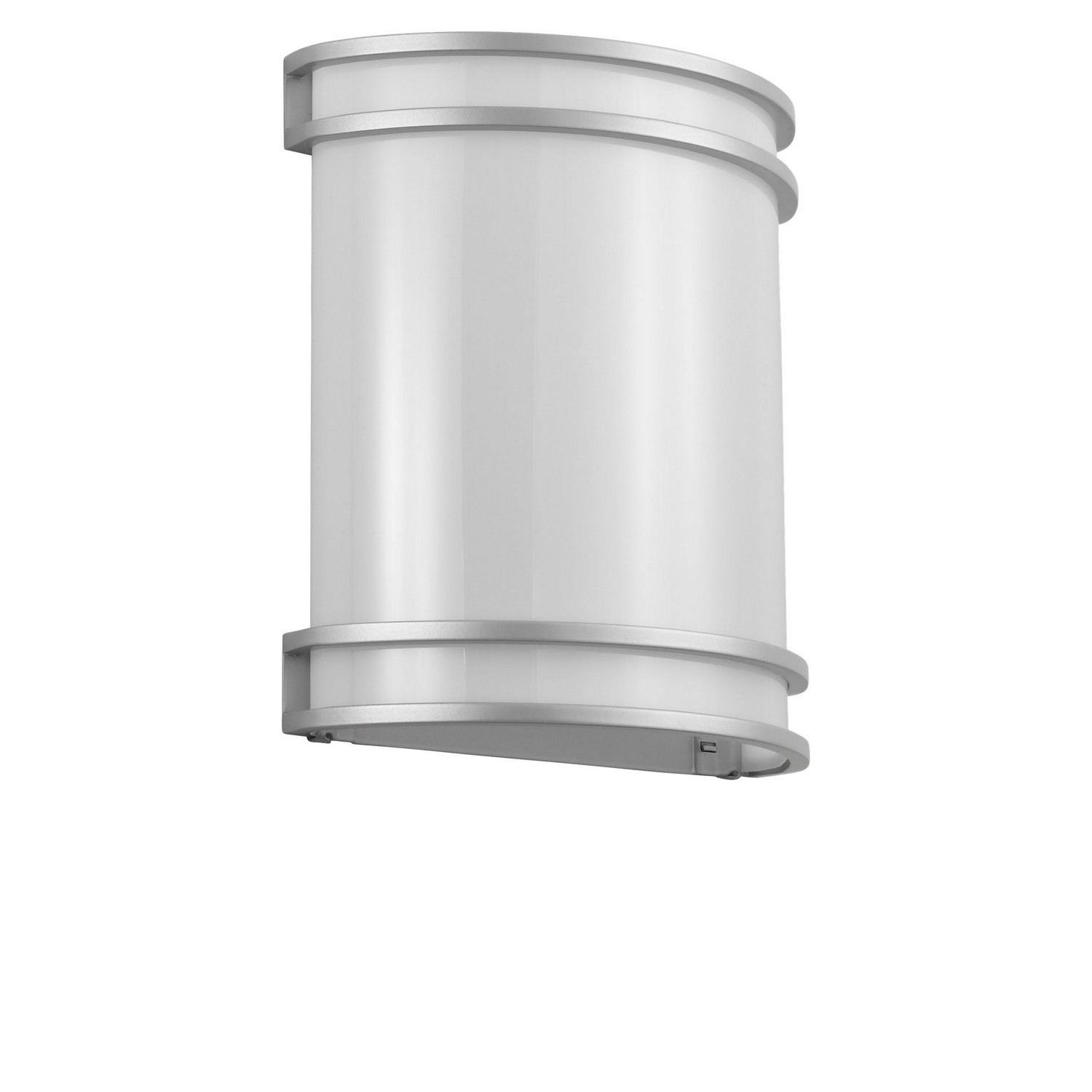 Painted Brushed Steel LED Outdoor Wall Lantern from the Ravel Collection