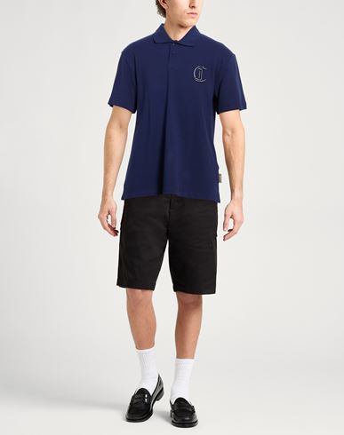 Man Polo shirt Navy Size 4XL Cotton