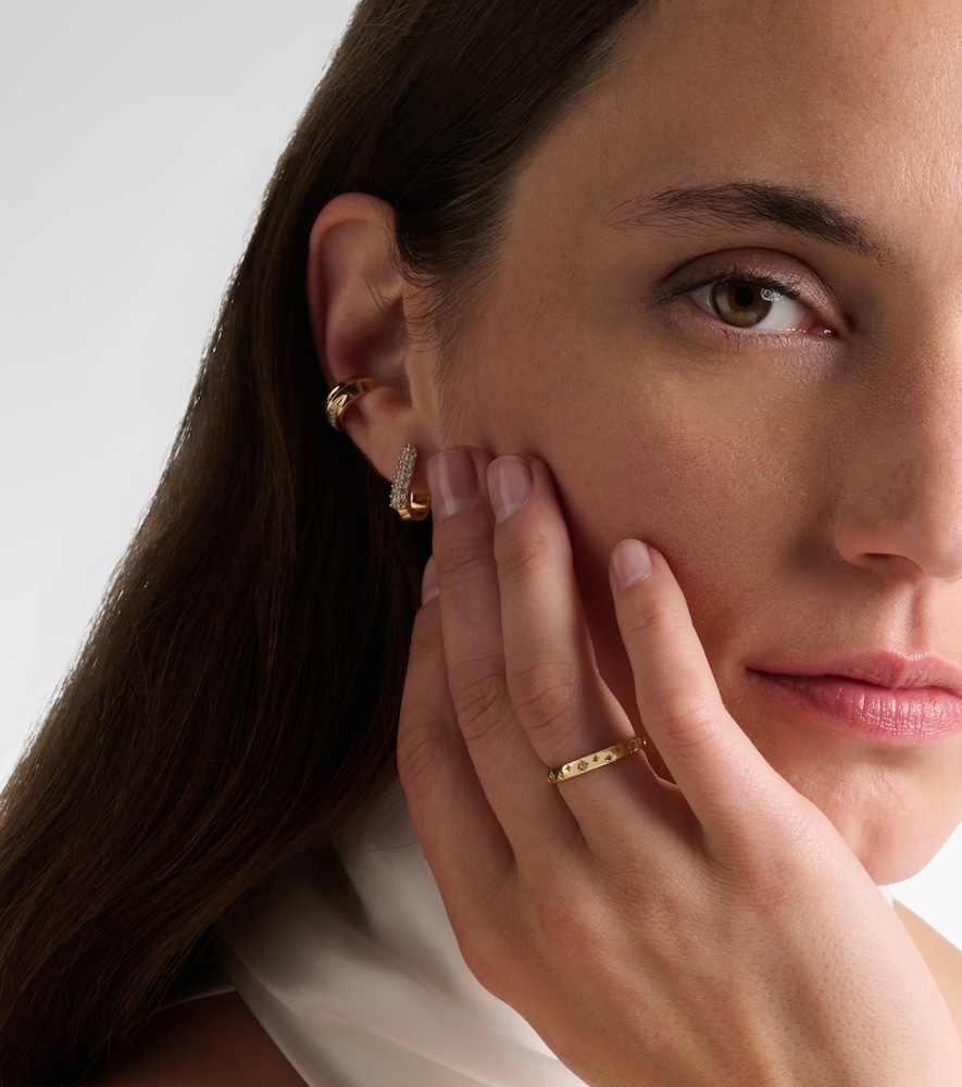 Northern Star 14kt gold ring with diamonds
