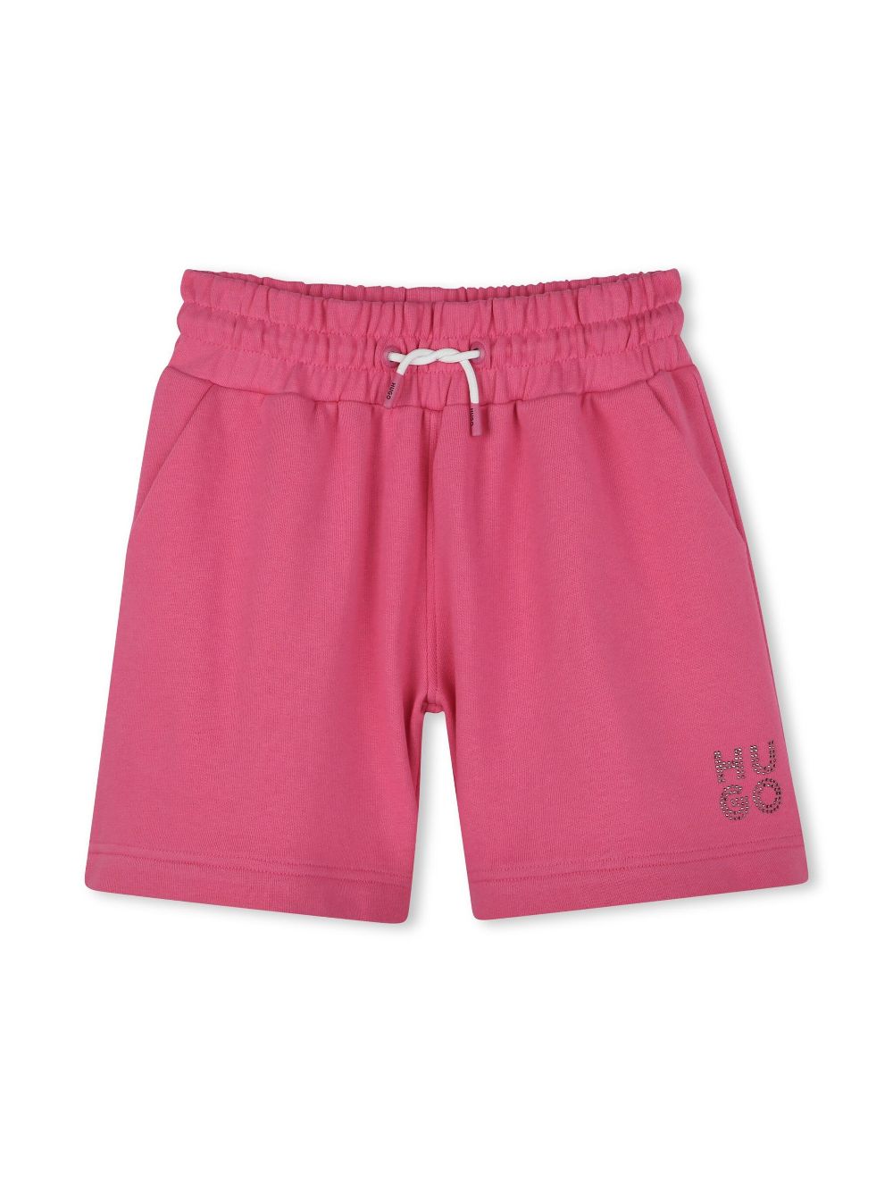 Logo-appliqué shorts - Pink