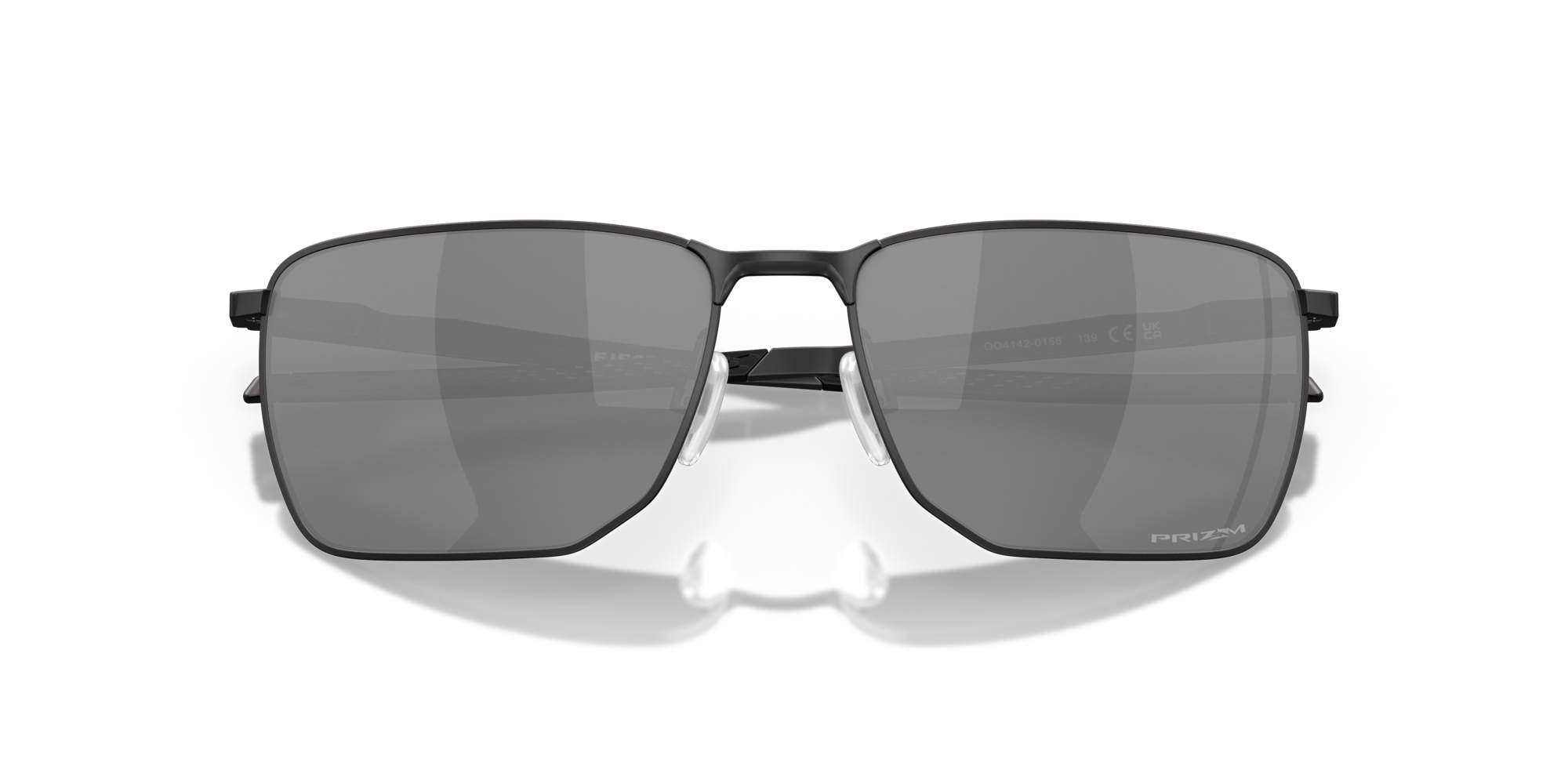 Oakley Man Oakley OO4142 EJECTOR 414201 Sunglasses Metal Black Grey Squared Normal Priz