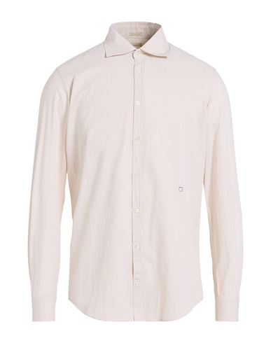 Man Shirt Beige Size L Cotton