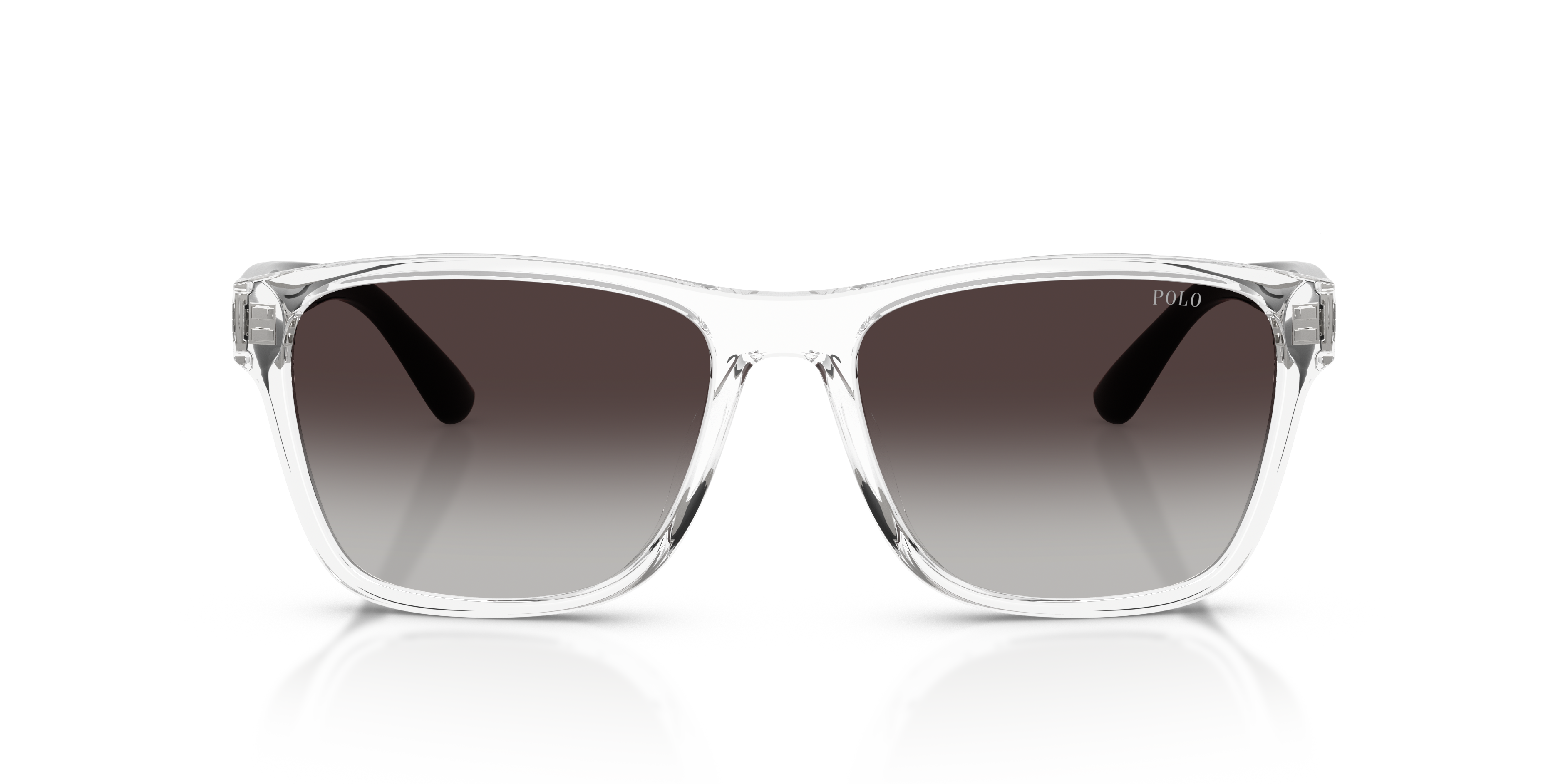 Polo Ralph Lauren Man Polo Ralph Lauren PH4229U 58698G Sunglasses Injected Transparent Grey Squared Normal Nuanced