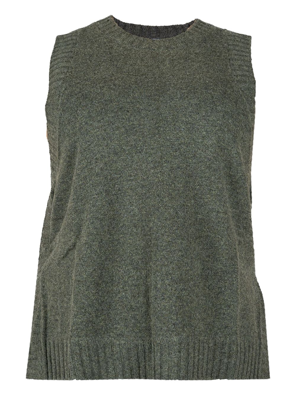 Cashmere vest - Green