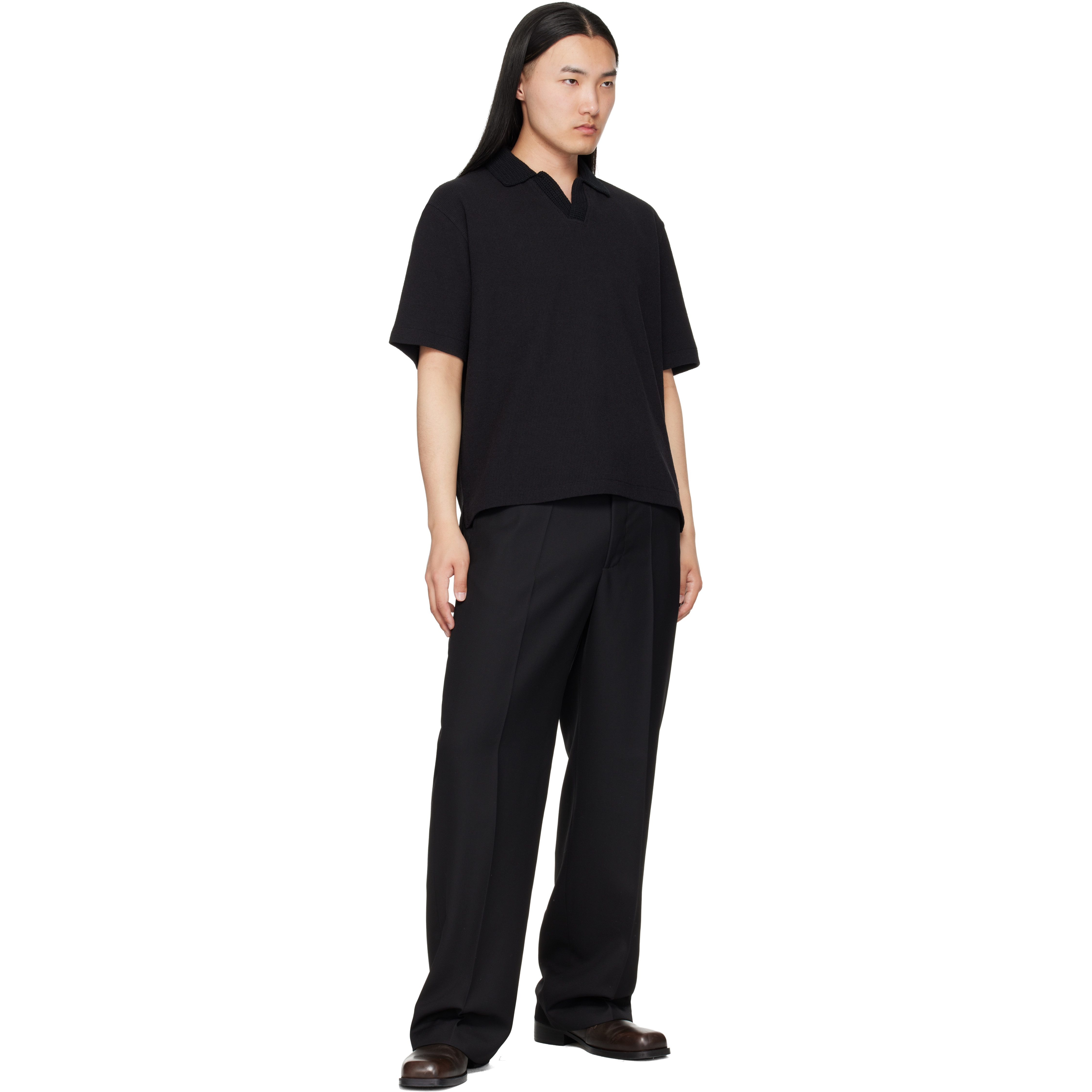 Black Relaxed Primo Trousers