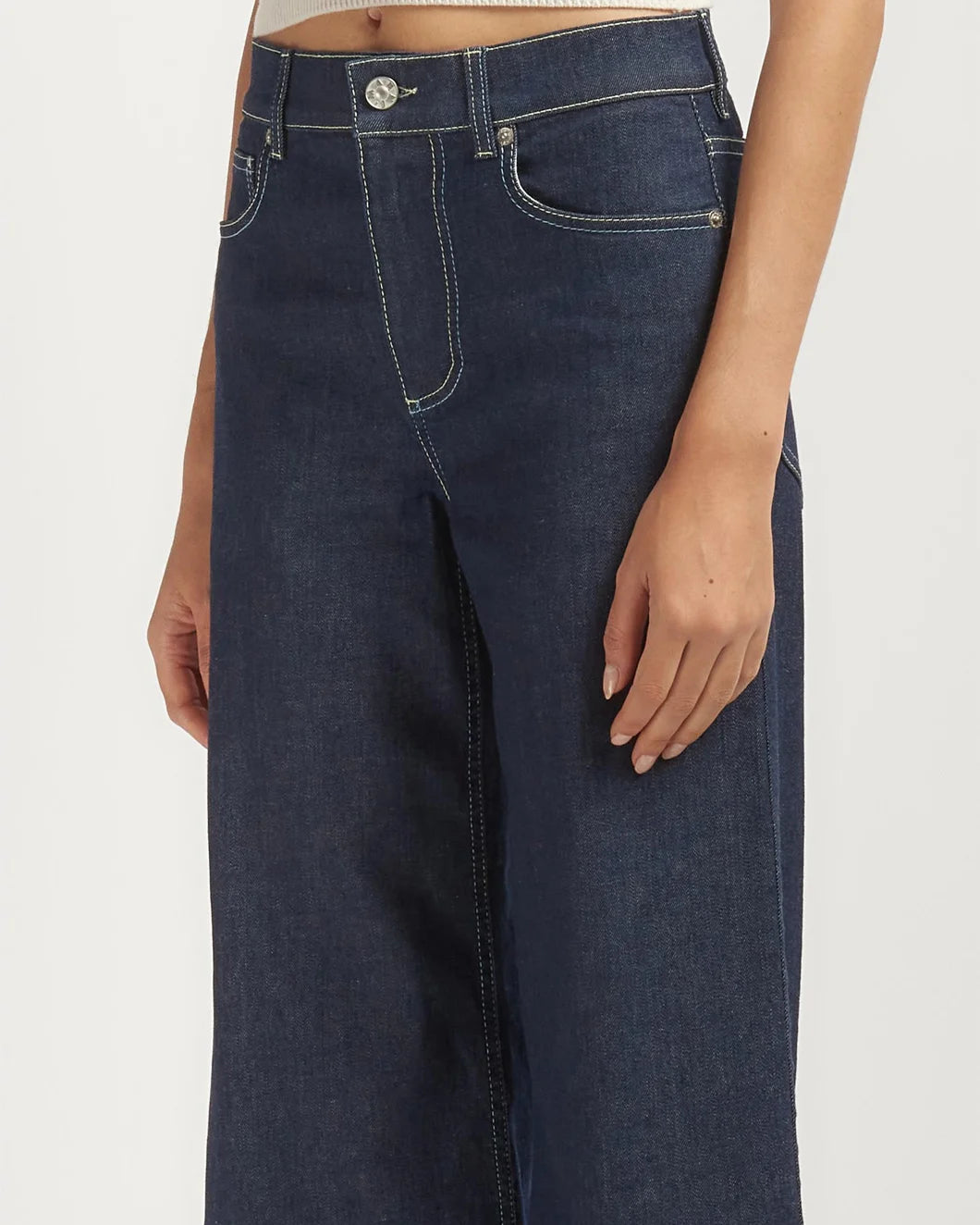 Stretch Denim 5-Pocket Trousers