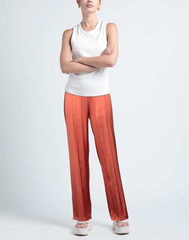 Woman Pants Rust Size 8 Viscose, Elastane