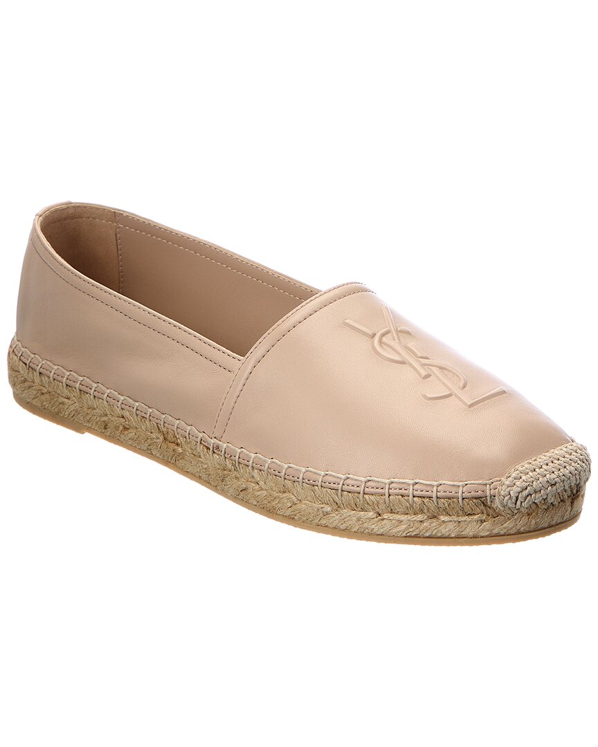 Monogram Leather Espadrille