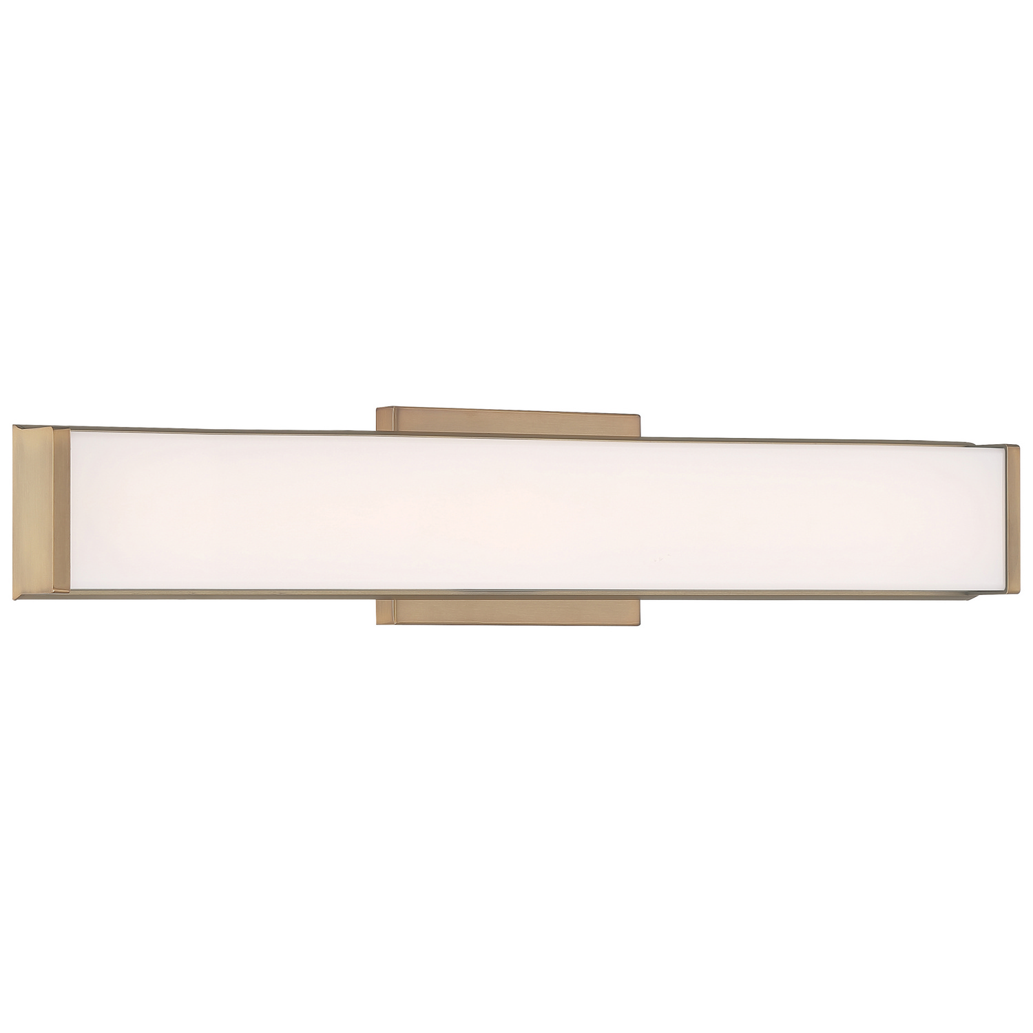 Citi 1-Light LED Bathroom Vanity Light in Antique Brushed Bra