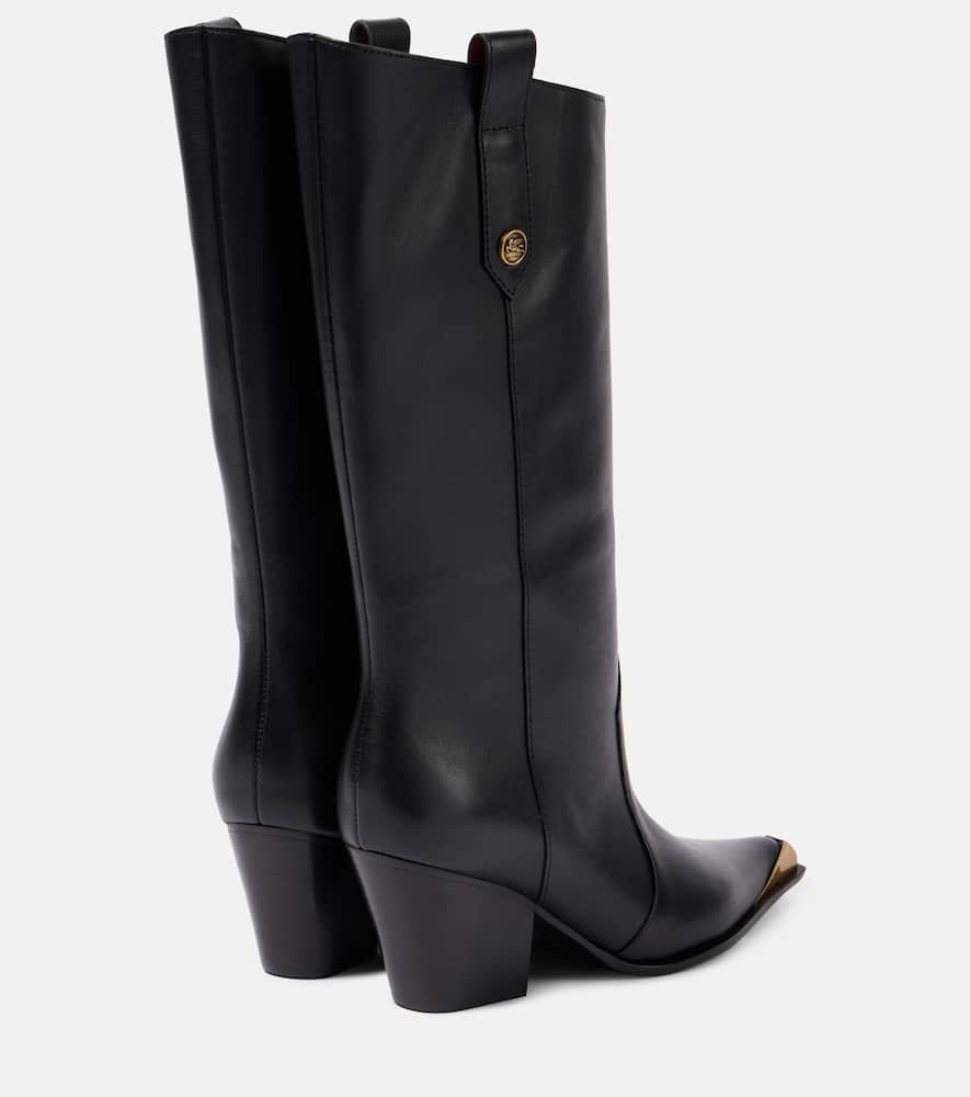 Etro Leather cowboy boots