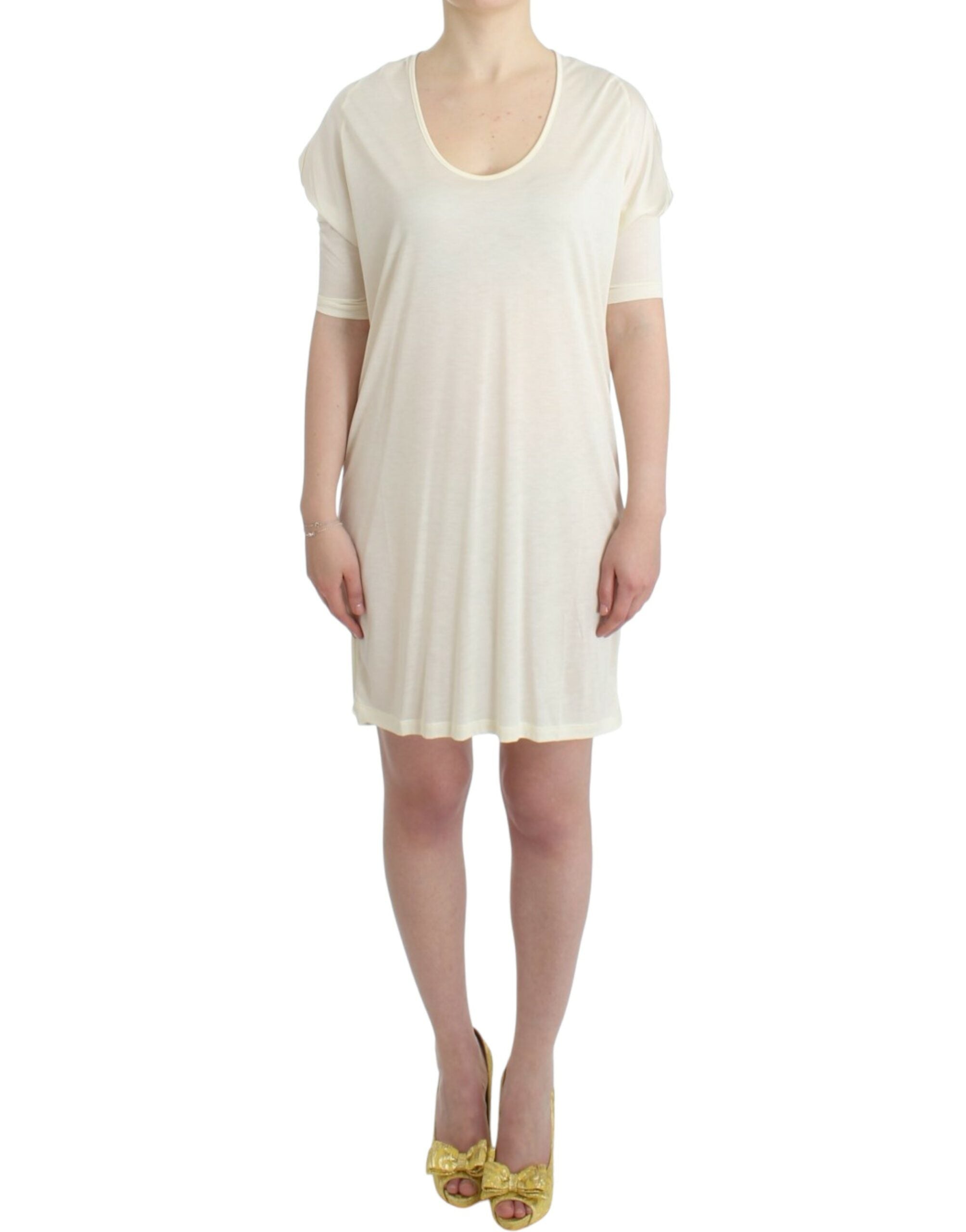 Modal T-Shirt Dress — White