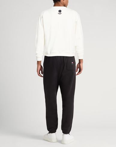 Man Sweatshirt Ivory Size L Cotton